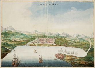 Вид на Манилу, около 1665 года.