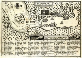 План города, 1741.