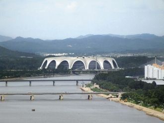 Стадион 1-го мая в Пхеньяне.