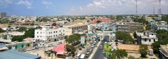 Вид на столицу Сомали - Могадишо.