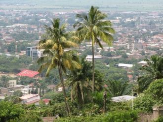Вид на город Бужумбура. Бурунди.