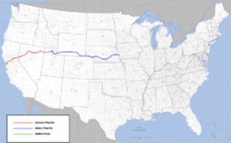 The construction of the transcontinental railroad