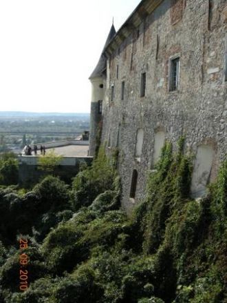 Замок Паланок: Вид со стены
	


	 