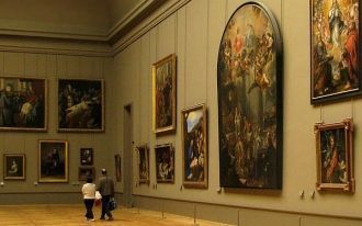 Выставка картин в Лувре