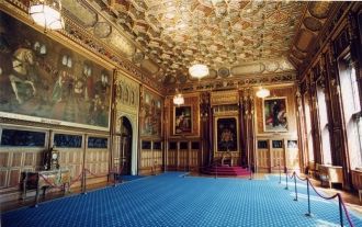 Вестминстерский дворец. Одна из комнат д